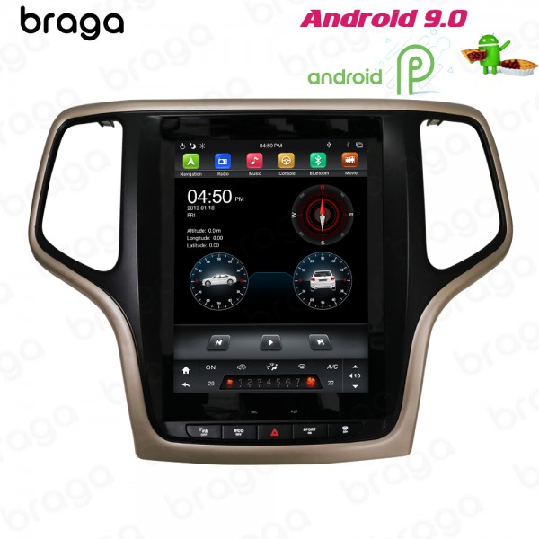 Jeep Cherokee 2012 - 2018 9.7 Inch Tesla Android S...