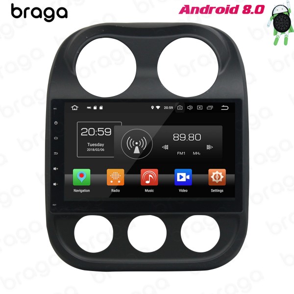 Jeep Compass 2013 - 2016 10.1 Inch Android Car Aud...