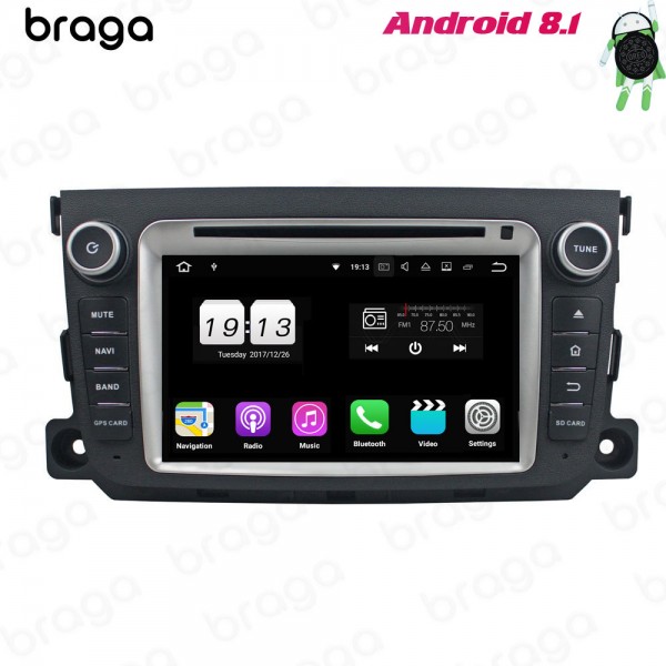 Mercedes Benz Smart 2011 - 2013 7 Inch Android DVD...